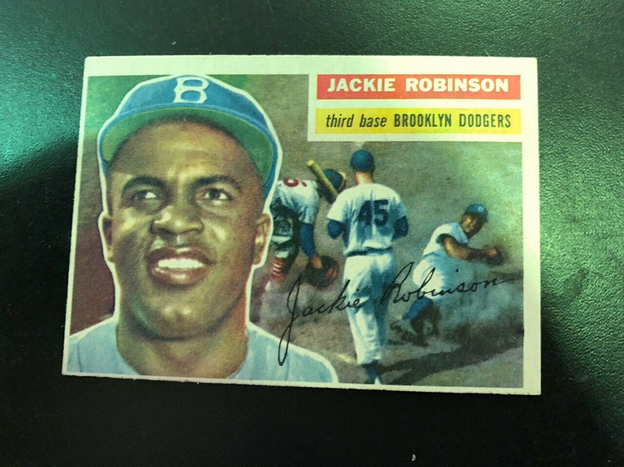 1956 #30 Jackie Robinson, List $400, sell $350