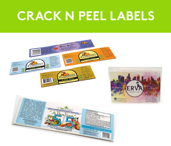 PAPER Crack N Peel labels PAPER Crack N Peel labels