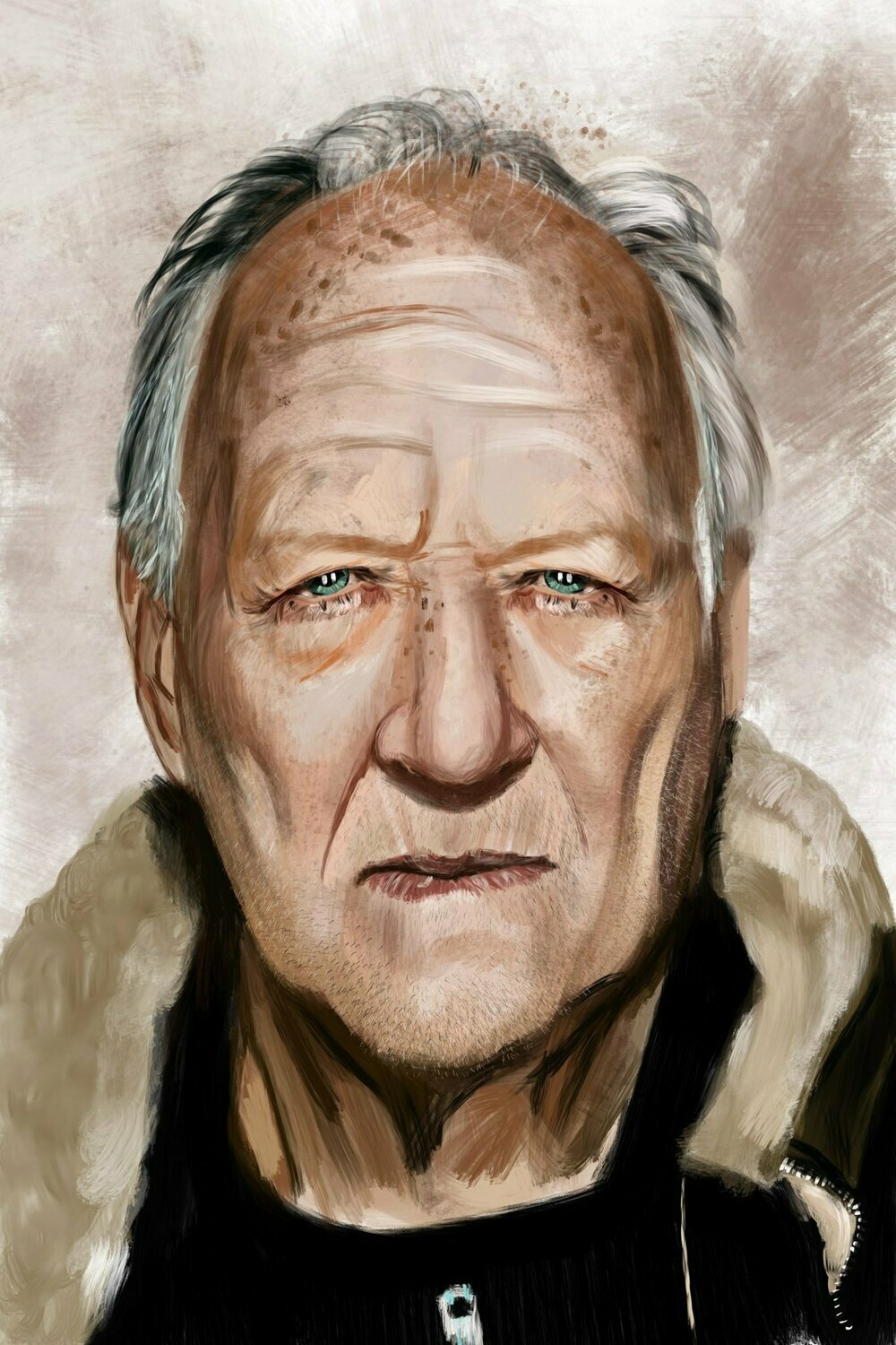 Werner Herzog Portrait Print Werner Herzog Portrait Print
