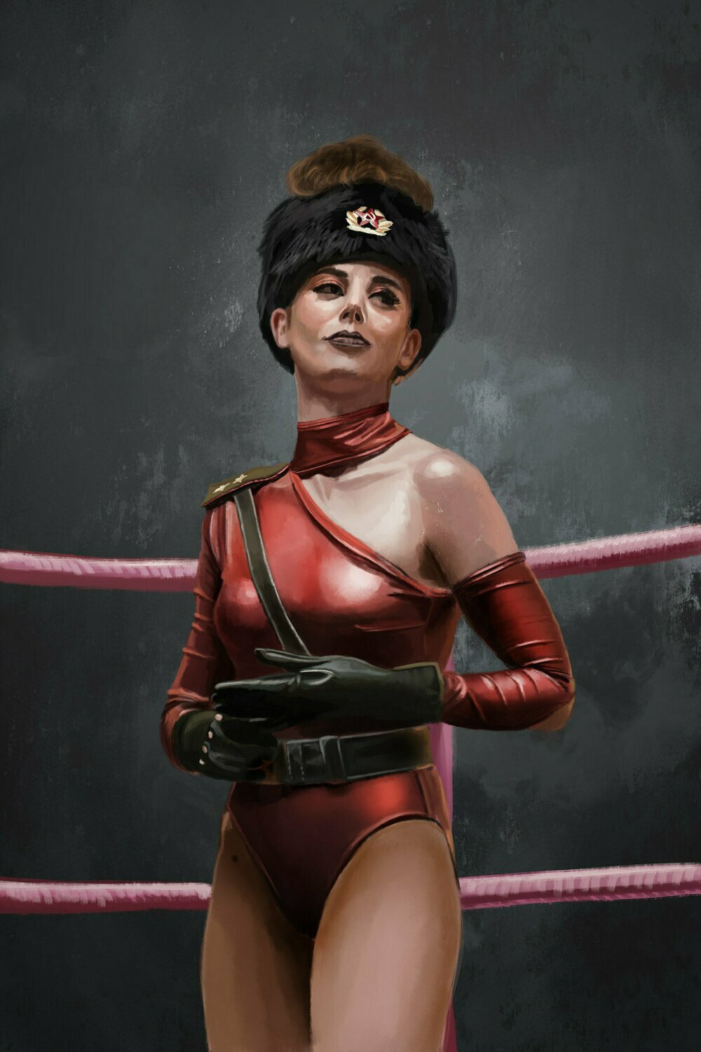 Glow Zoya the Destroya Alison Brie Art Print Glow Zoya the Destroya Alison Brie Art Print