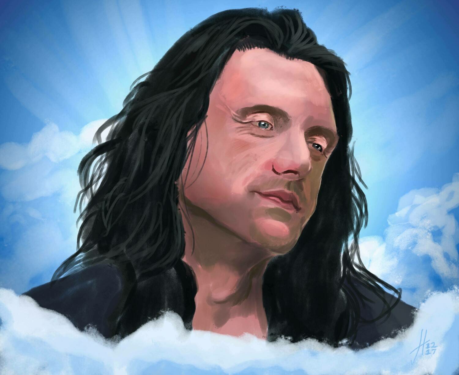 Oh, Hi Mark! Tommy Wiseau art print! Oh, Hi Mark! Tommy Wiseau art print!