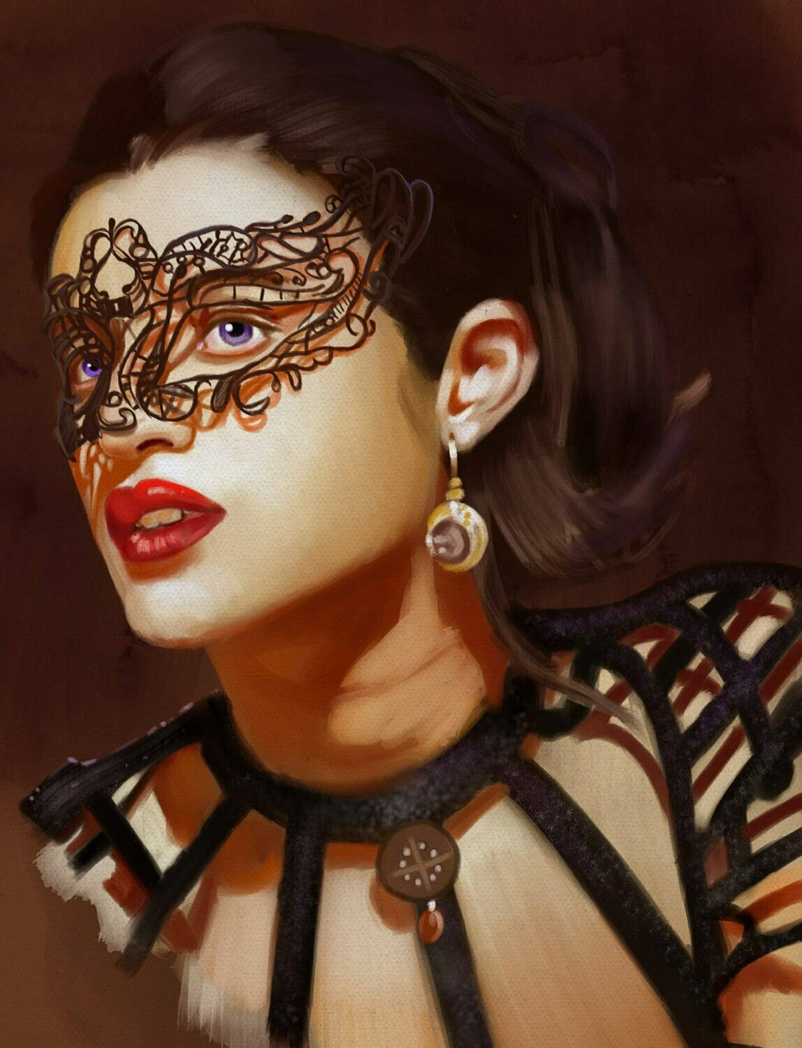 The Witcher Yennefer Art Print The Witcher Yennefer Art Print