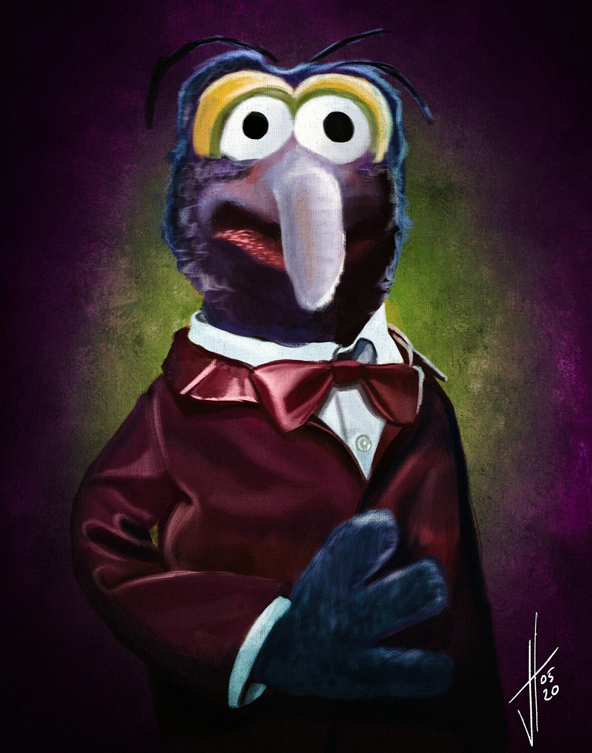 Gonzo the Great Muppet art print Gonzo the Great Muppet art print