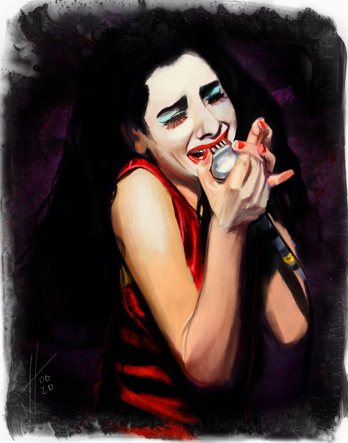 PJ Harvey Portrait Art Print PJ Harvey Portrait Art Print