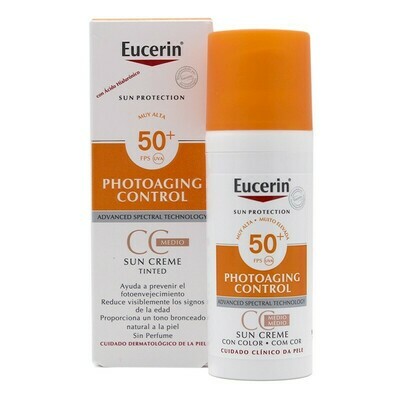 Eucerin Sun Protection 50+ Cc Creme Photoaging Control 50ml Eucerin Sun Protection 50+ Cc Creme Photoaging Control 50ml