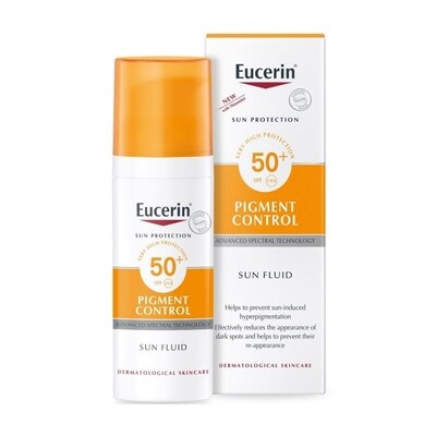 Eucerin Sun Fluid Pigment Control Spf50+ 50 Ml Eucerin Sun Fluid Pigment Control Spf50+ 50 Ml