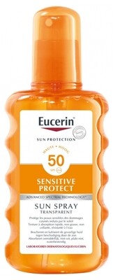Eucerin Sensitive Protect spray transparente SPF 50+ Eucerin Sensitive Protect spray transparente SPF 50+