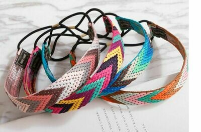 Colourful knit elastic headband Colourful knit elastic headband