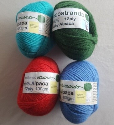 SUPER SPECIAL AU$15.00 12ply 100% Australian baby alpaca 100gram balls normally AU$22.95/100g each - seachange, bright rufous red, ocean blue. Limited stock left. Emerald 12ply sold out. SUPER SPECIAL AU$15.00 12ply 100% Australian baby alpaca 100gram balls normally AU$22.95/100g each - seachange, bright rufous red, ocean blue. Limited stock left. Emerald 12ply sold out.
