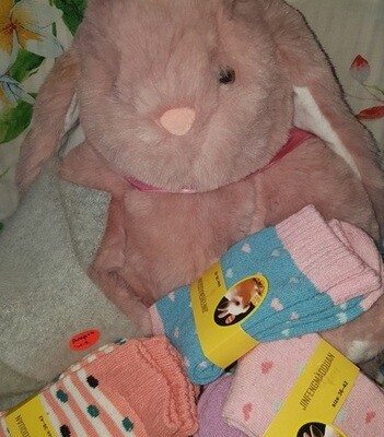 Rabbit fibre Socks - superb durable multicolour socks made from the soft fur fibre of rabbits - specially priced at $5.00 a pair. Small/ladies size. Rabbit fibre Socks - superb durable multicolour socks made from the soft fur fibre of rabbits - specially priced at $5.00 a pair. Small/ladies size.