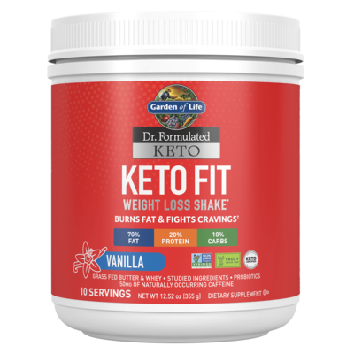 Keto Fit Weight Loss Shake Vanilla - 355 g Keto Fit Weight Loss Shake Vanilla - 355 g
