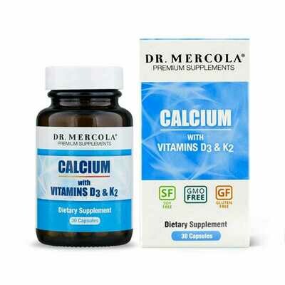 Calcium with Vitamins D3 & K2 - 30 Capsules Calcium with Vitamins D3 & K2 - 30 Capsules