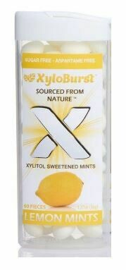 XyloBurst Xylitol Lemon Mints - 60 Pieces XyloBurst Xylitol Lemon Mints - 60 Pieces