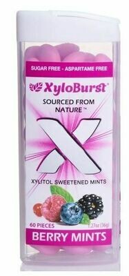 XyloBurst Xylitol Berry Mints - 60 Pieces XyloBurst Xylitol Berry Mints - 60 Pieces
