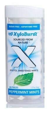 XyloBurst Xylitol Peppermint Mints - 60 Pieces XyloBurst Xylitol Peppermint Mints - 60 Pieces