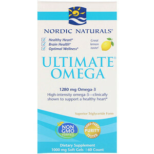 Ultimate Omega 2x Lemon - 60 Mini Softgels Ultimate Omega 2x Lemon - 60 Mini Softgels