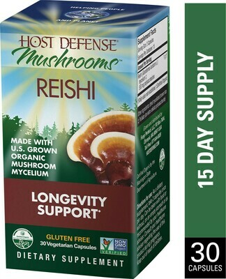 Reishi Longevity Support - 30 Capsules Reishi Longevity Support - 30 Capsules