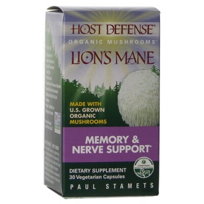 Lion's Mane Memory & Nerve Support - 30 Capsules Lion's Mane Memory & Nerve Support - 30 Capsules