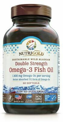 Double Strength Omega-3 Fish Oil - 60 Softgels Double Strength Omega-3 Fish Oil - 60 Softgels