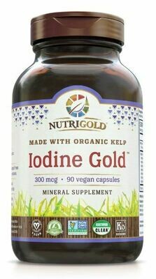 Iodine Gold 300 mcg - 90 Capsules Iodine Gold 300 mcg - 90 Capsules