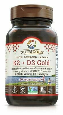 Vitamin K2 + D3 Gold - 60 Capsules Vitamin K2 + D3 Gold - 60 Capsules
