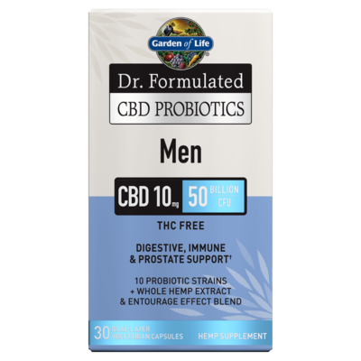 Dr Formulated CBD Probiotics for Men - 30 Capsules Dr Formulated CBD Probiotics for Men - 30 Capsules