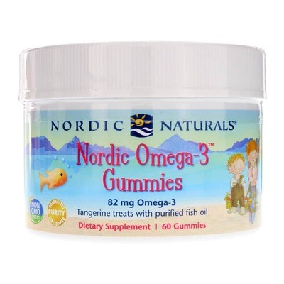 Nordic Omega-3 Gummies Tangerine - 60 Gummies Nordic Omega-3 Gummies Tangerine - 60 Gummies