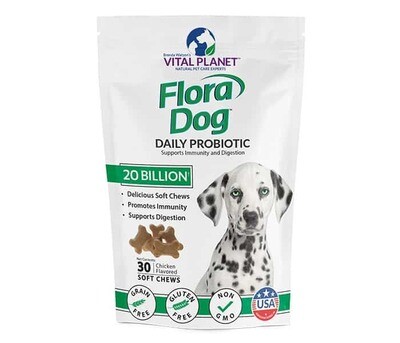 Flora Dog Softchews, Chicken Flavor - 30 Chews Flora Dog Softchews, Chicken Flavor - 30 Chews