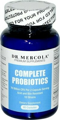 Complete Probiotics 70 Billion CFU - 30 Capsules Complete Probiotics 70 Billion CFU - 30 Capsules