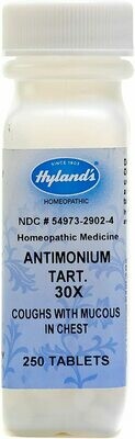 Antimonium Tartaricum 30x - 250 Tablets Antimonium Tartaricum 30x - 250 Tablets