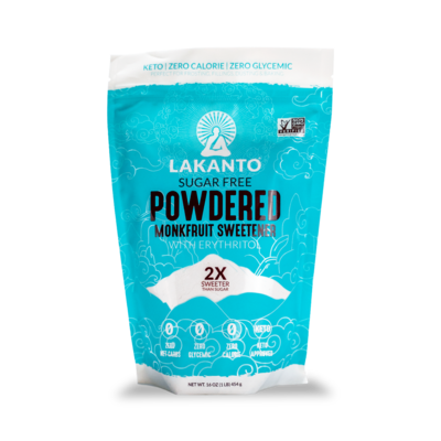 Monkfruit Sweetener, Powdered, Lakanto, 16 oz Monkfruit Sweetener, Powdered, Lakanto, 16 oz