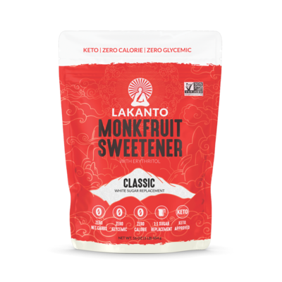 MONKFRUIT SWEETENER, 1 lb, Lakanto MONKFRUIT SWEETENER, 1 lb, Lakanto