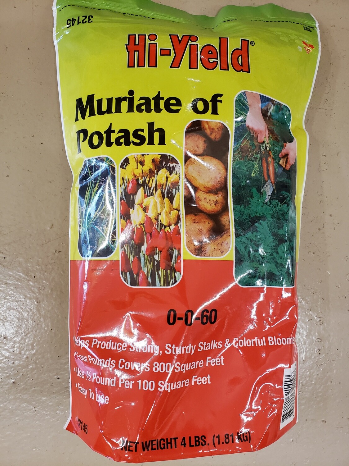 HiYield Muriate of Potash 0060 4lb for Sale Largo and St. Petersburg Buy Florida Friendly