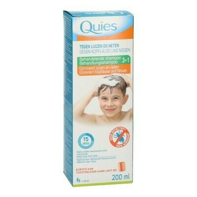 QUIES SHAMPOO ANTI LUIZEN TUBE 200ML QUIES SHAMPOO ANTI LUIZEN TUBE 200ML