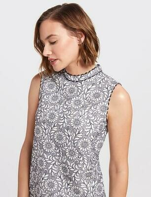 Draper James Floral Lace Top Magnolia White - 12 Draper James Floral Lace Top Magnolia White - 12