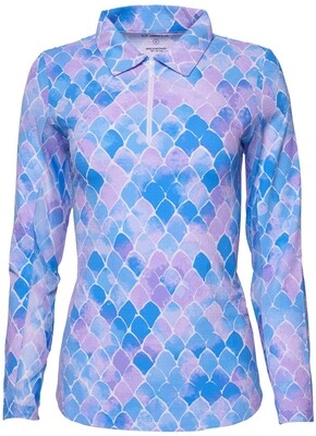 Ibkul Ariel L/S Polo Lavender - XS Ibkul Ariel L/S Polo Lavender - XS