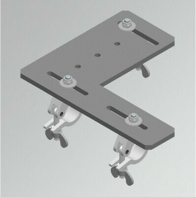 Platines de support avec 3 colliers 750 kg Platines de support avec 3 colliers 750 kg