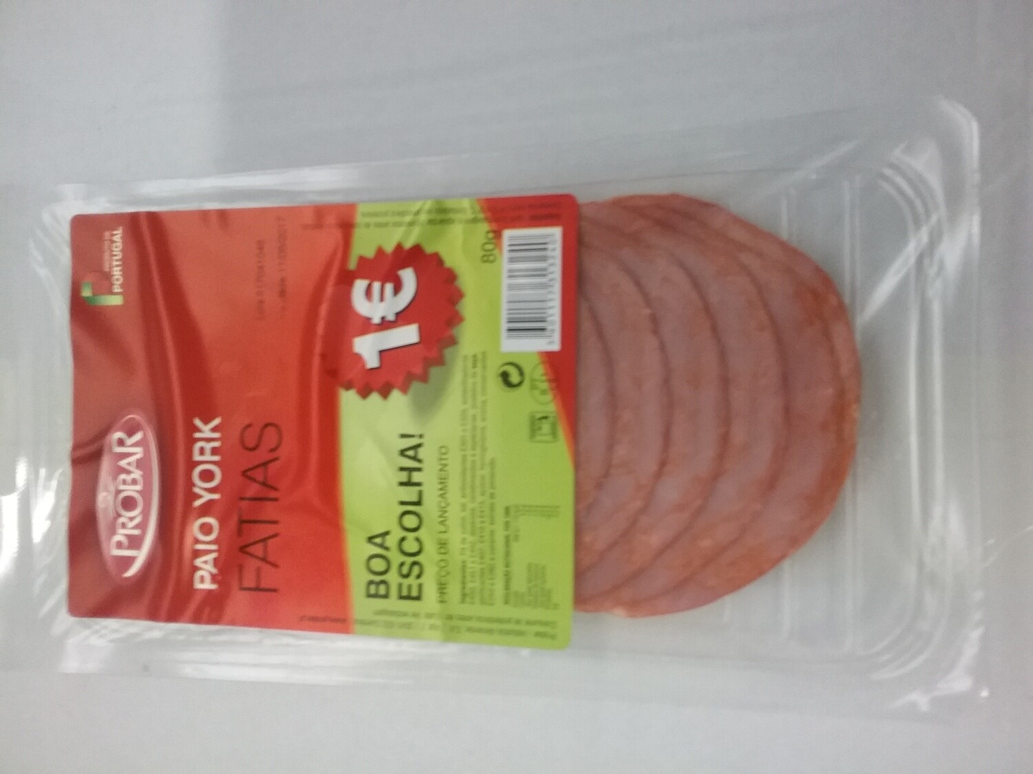 PAIO YORK PROBAR FATIADO 80g