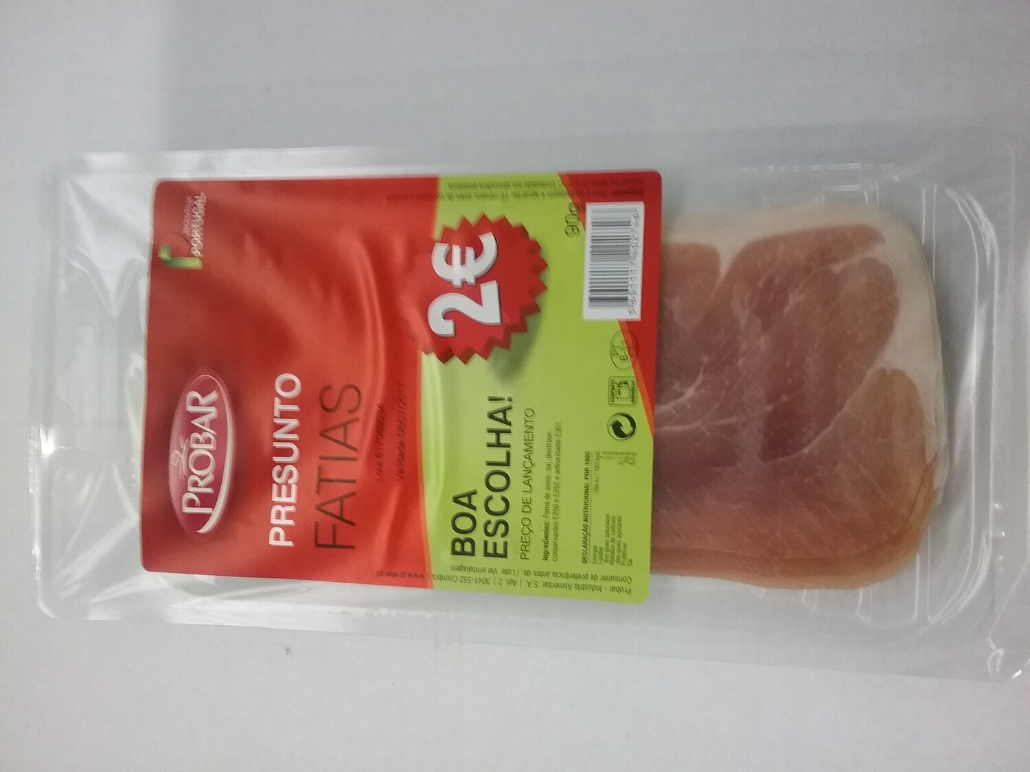 PRESUNTO PROBAR FATIADO 90g