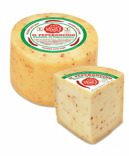 Caciotta with chilli pepper 100g Caciotta with chilli pepper 100g