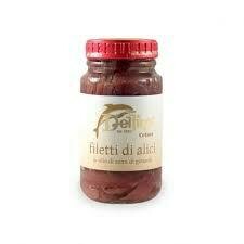 Delfino anchovy fillets from Cetara in oil 80g Delfino anchovy fillets from Cetara in oil 80g