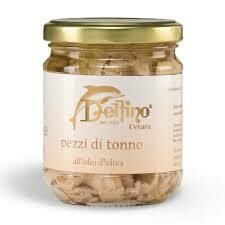 Delfino Tuna pieces e.v.o. 200ml Delfino Tuna pieces e.v.o. 200ml