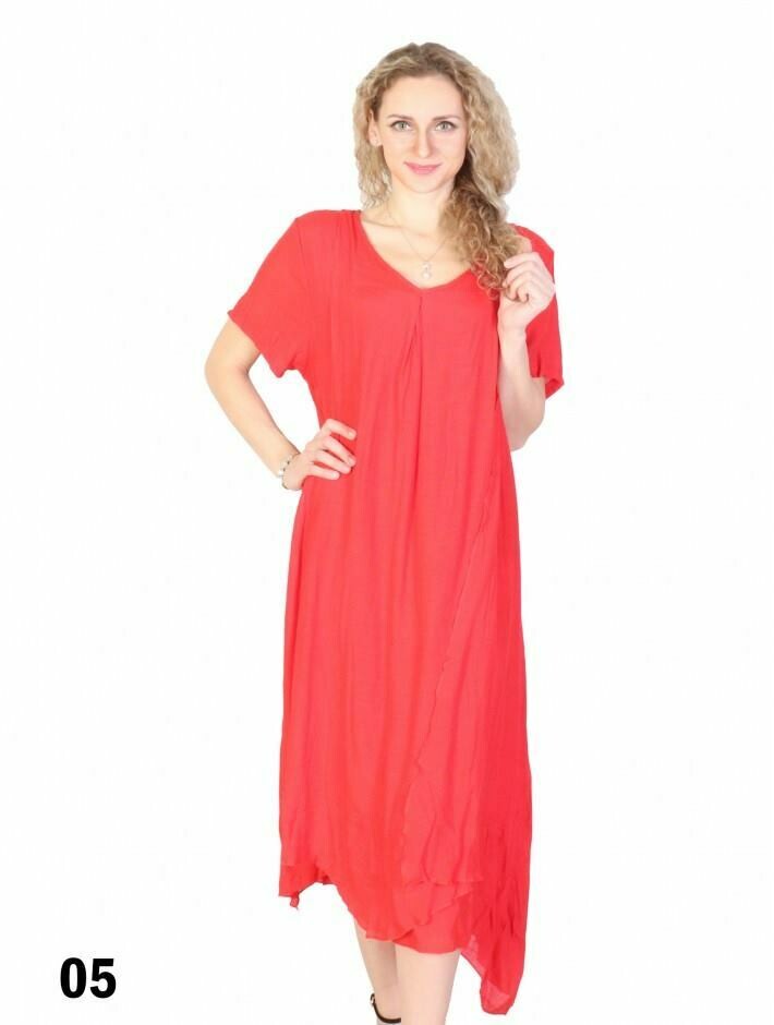 Layered Shift Dress (coral) Layered Shift Dress (coral)