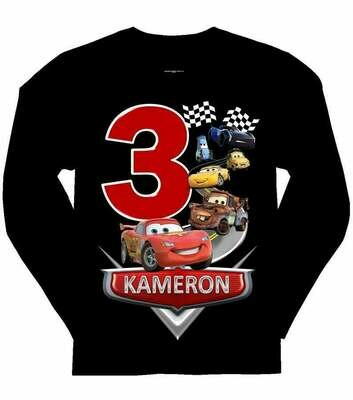 disney cars birthday shirt