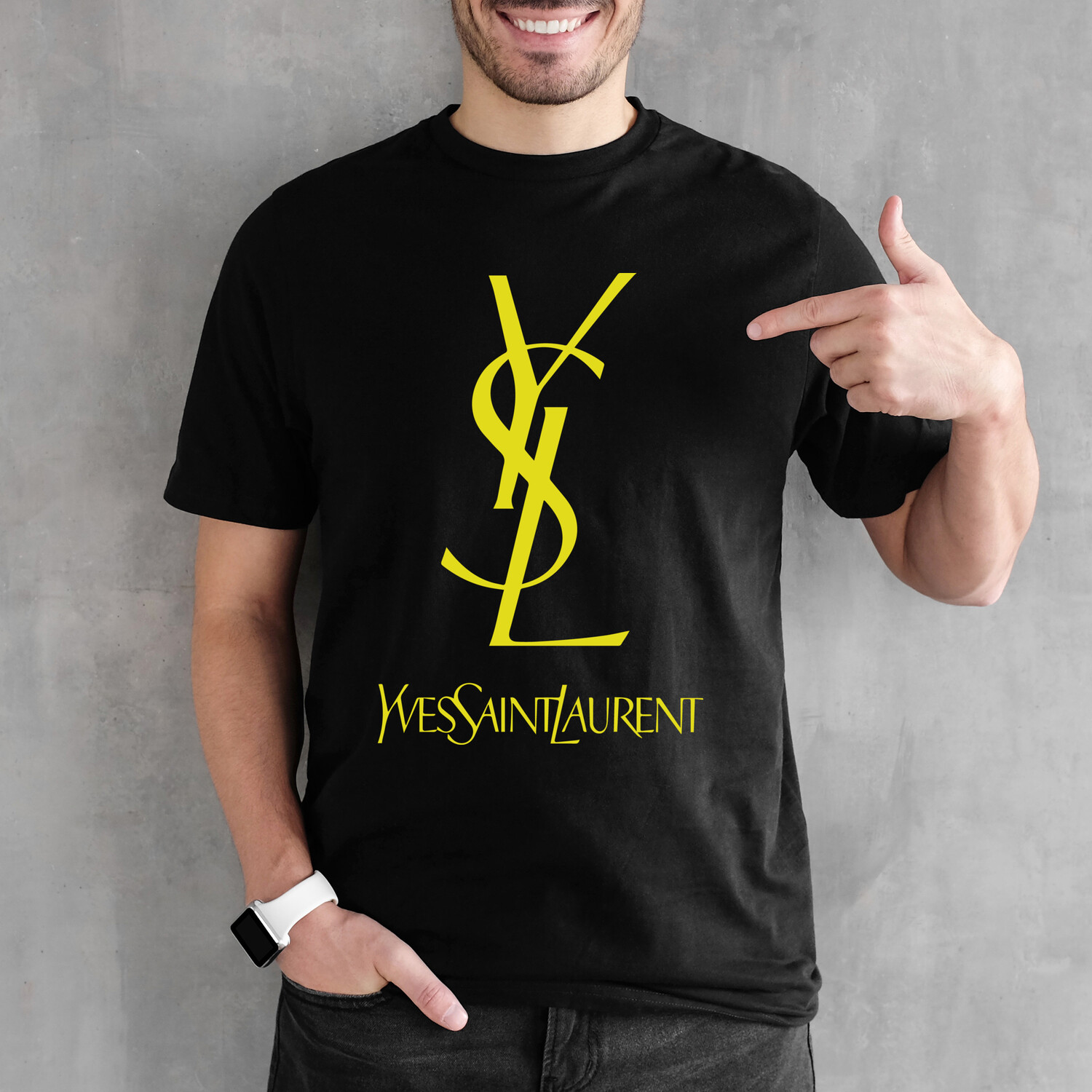 ysl logo shirt