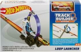 hot wheels track builder loop launcher