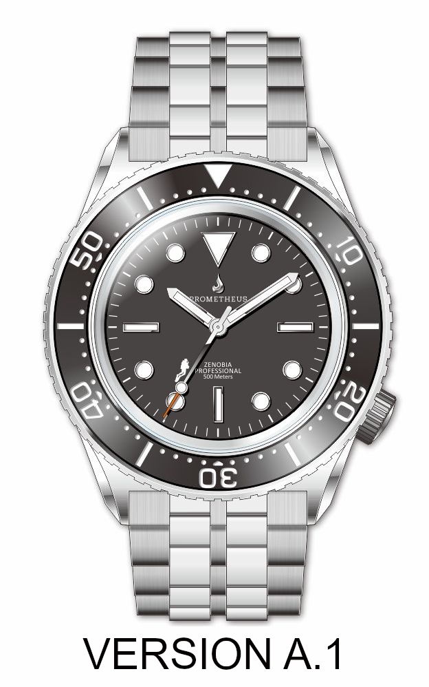 no date diver watch