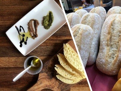 Trio of Antipasti Dips + 2 Ciabatta Trio of Antipasti Dips + 2 Ciabatta