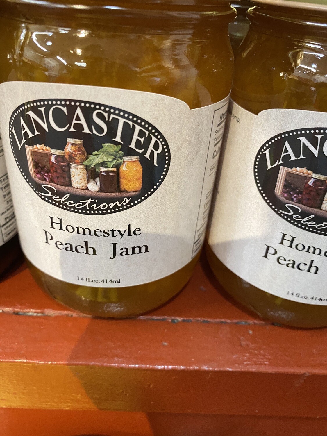 Homemade Lancaster County Peach Jam 12 oz. Homemade Lancaster County Peach Jam 12 oz.