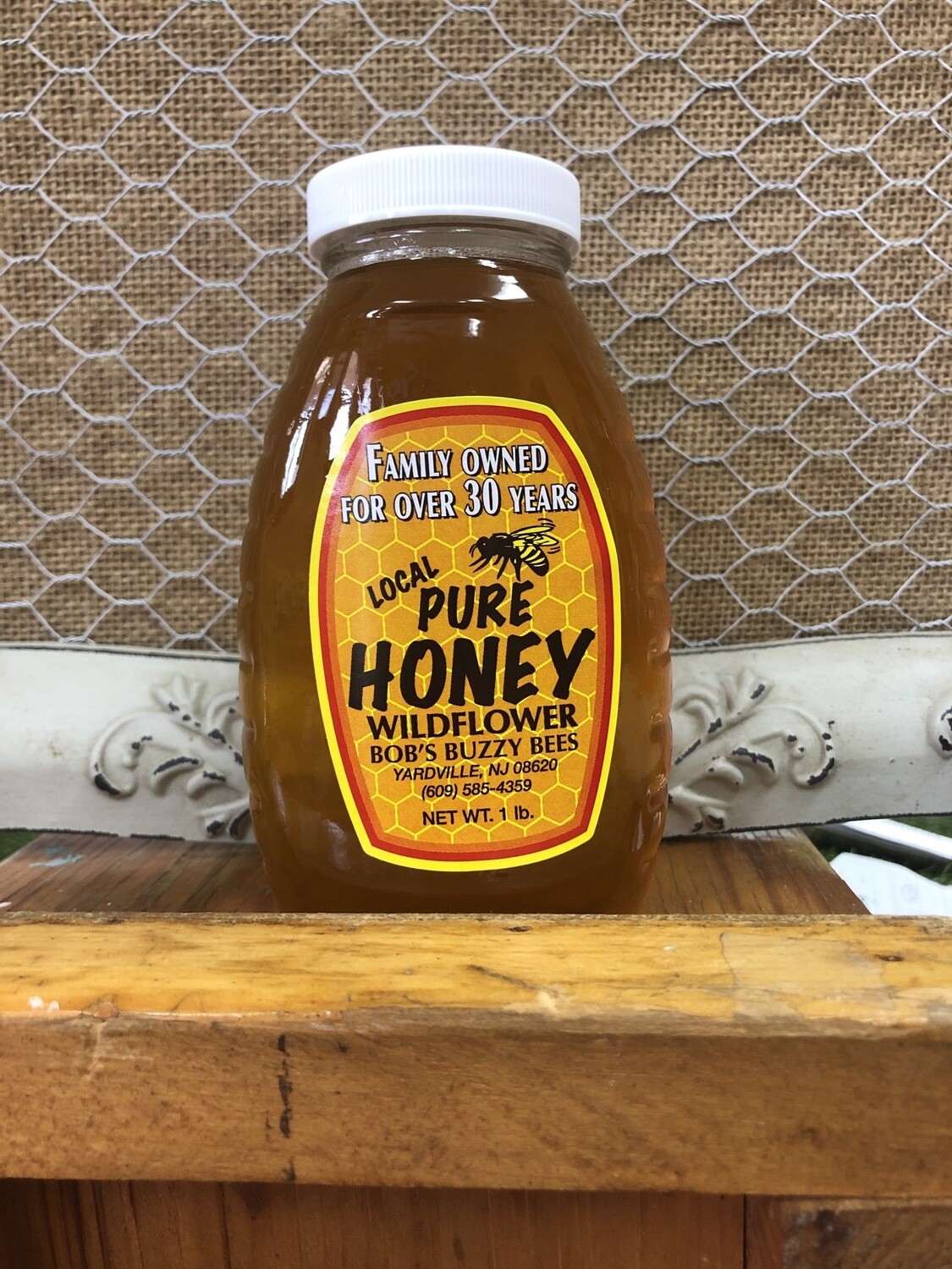 Honey - 1lb Jar, NJ local Honey - 1lb Jar, NJ local